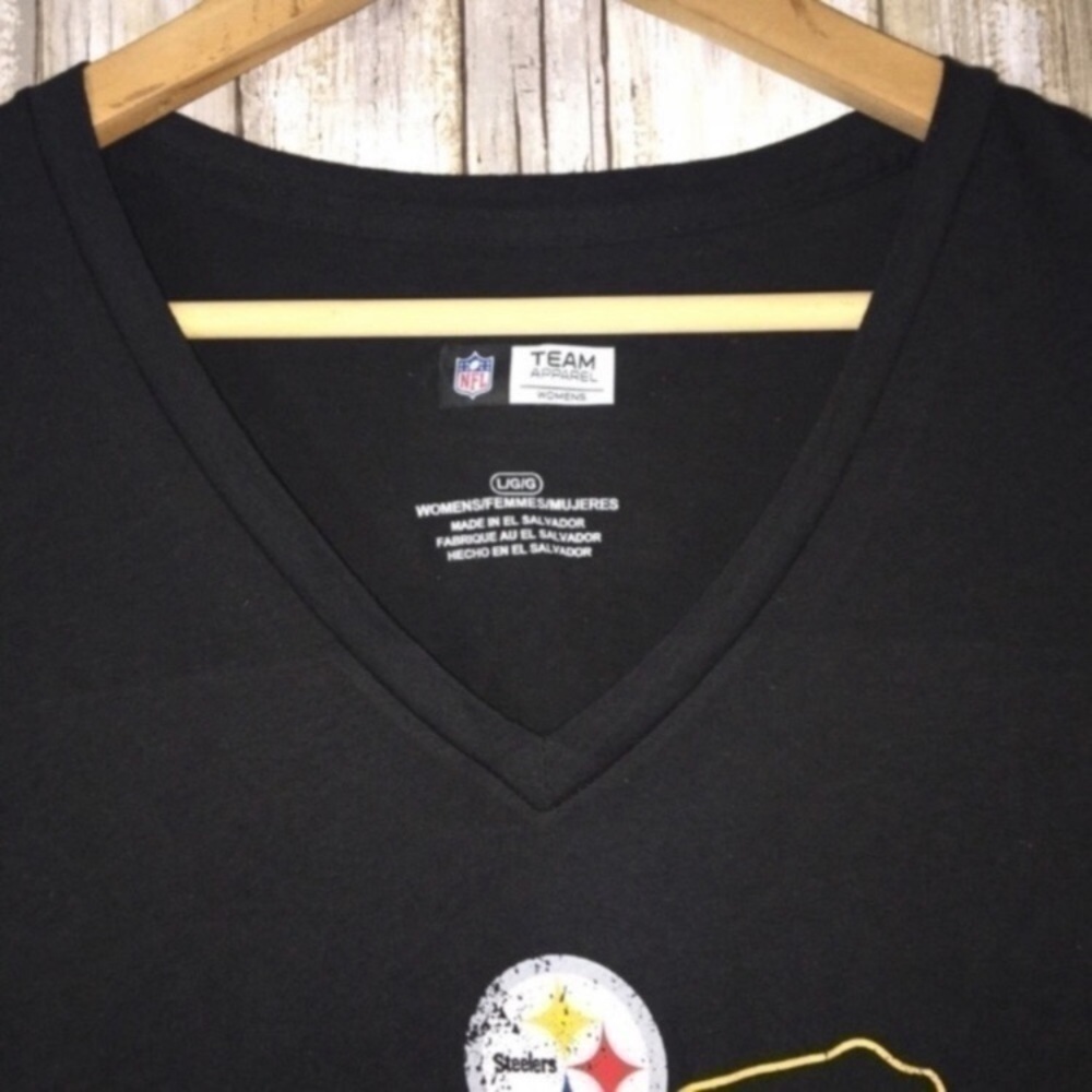 NFL Pittsburgh Steelers Steel City Black Tee - Picture 4 of 4